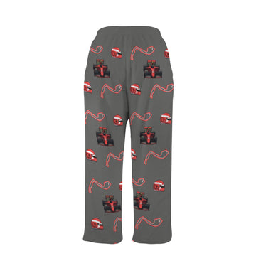 Formula 1 Men's TRACK Grey Fleece/ Plush Pajamas - 0