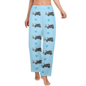 Kawasaki Ninja H2 R Baby Blue Women's Pajama Pants - 0