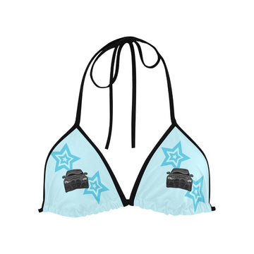 Top/Bottom M4 Light Blue Star Bikini