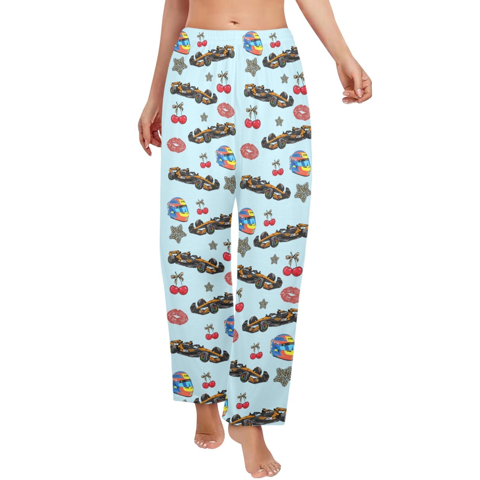 Oscar81 Leopard Cherry Pajama Pants - 0