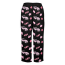 Supra Cherry Blossom X Goodluck Pajama Pants Women Black-2