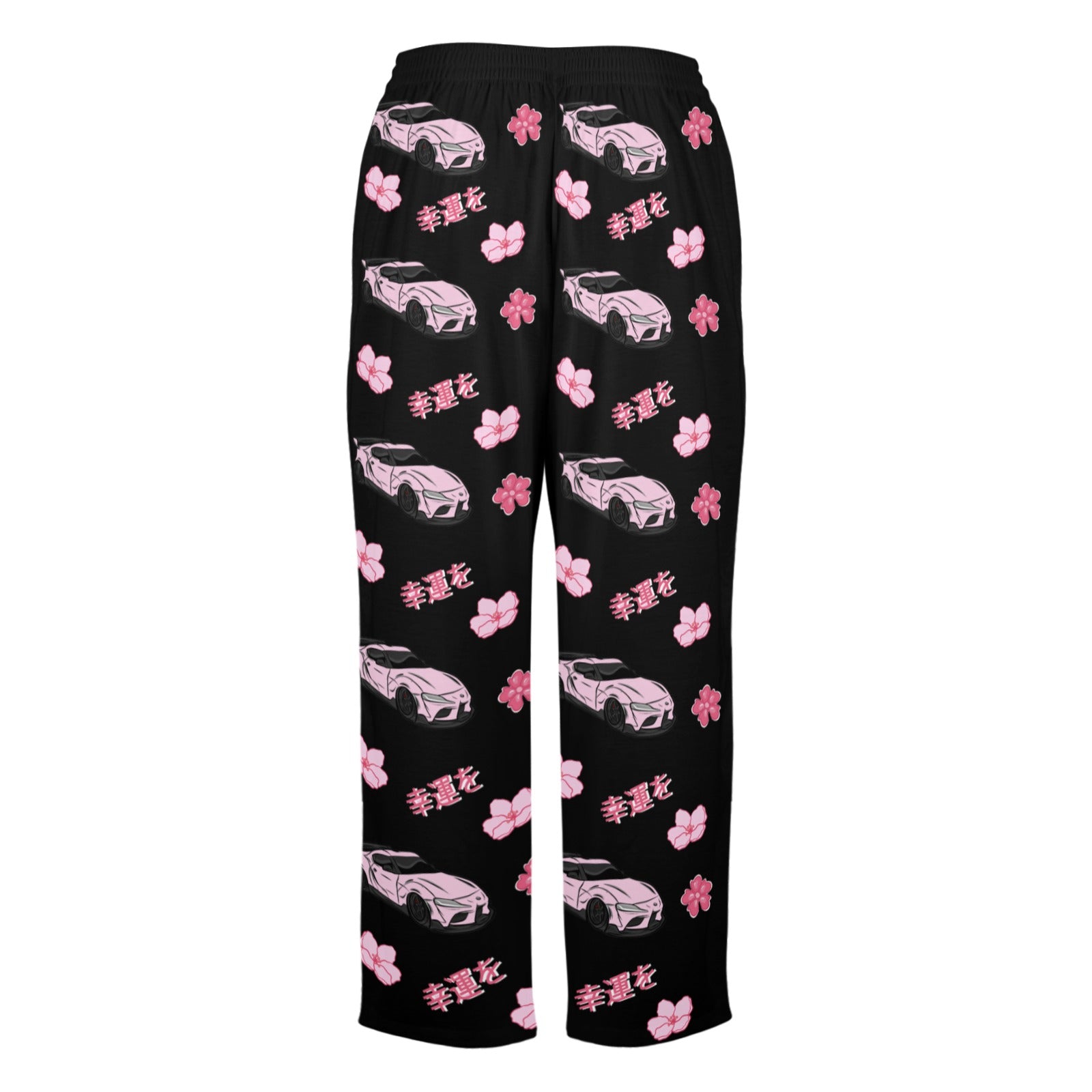 Supra Cherry Blossom X Goodluck Pajama Pants Women Black - 0