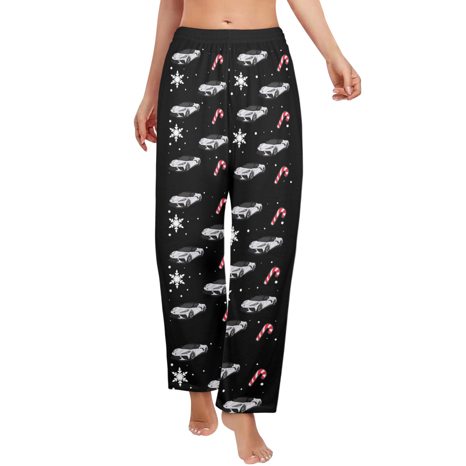 Women's C8 Corvette Snow & Candy Pajama Collection