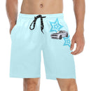 Swim Shorts Challenger Light Blue Stars-1