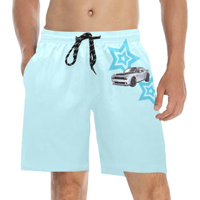 Swim Shorts Challenger Light Blue Stars