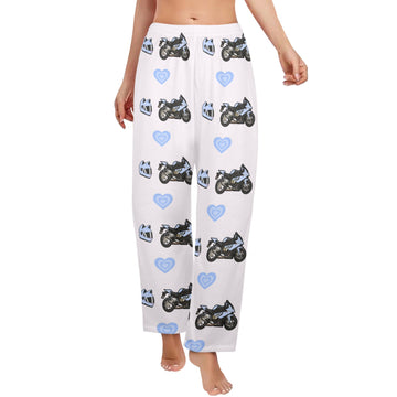 S 1000 RR White/Blue Women's Pajama Pants