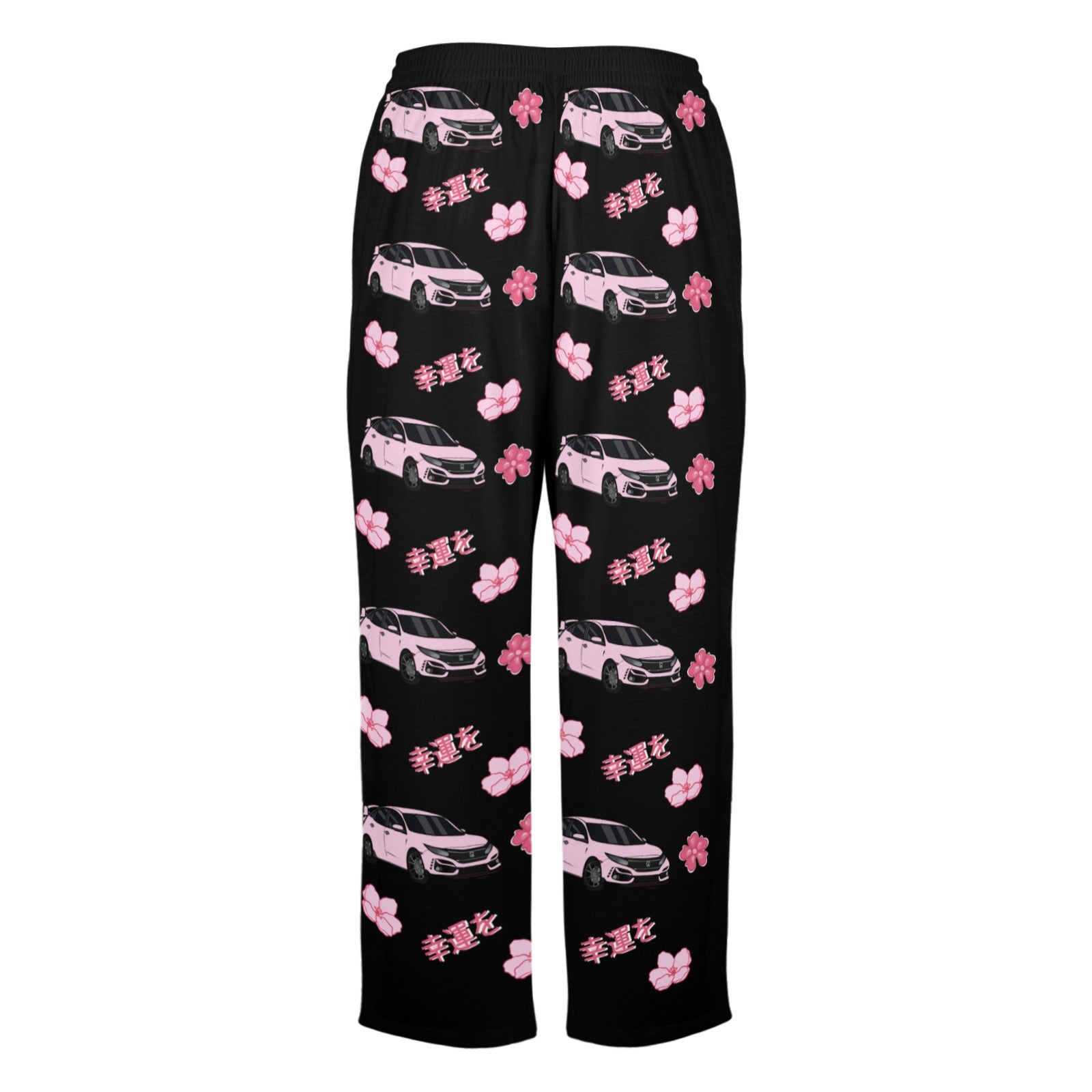 Civic Black Cherry Blossom X Goodluck Pajama Pants Women