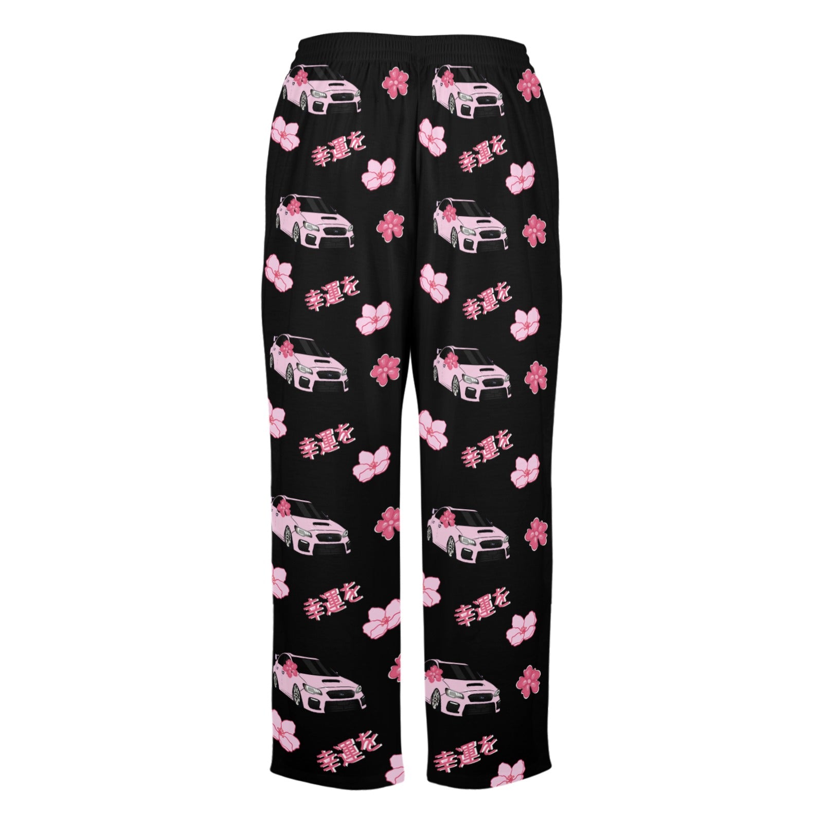 WRX Black Cherry Blossom X Goodluck Pajama Pants Women