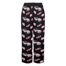 Supra Cherry Blossom X Goodluck Pajama Pants Women Black-1