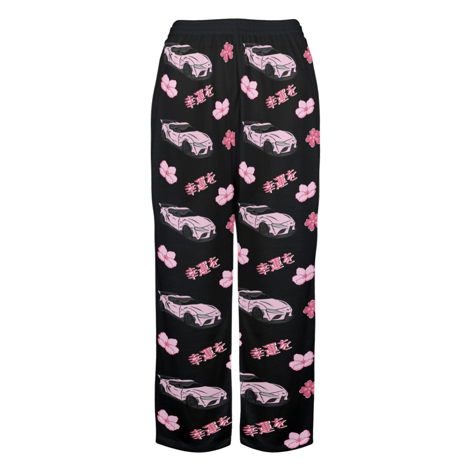 Supra Cherry Blossom X Goodluck Pajama Pants Women Black