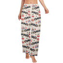 Max1  Cherry Leopard Print Pajama Pants-4