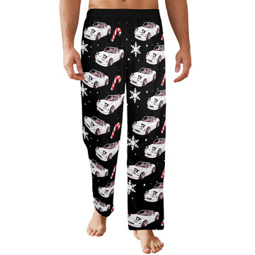Men's NA MX-5 MIATA  CONVERTIBLE Pink Snow & Candy Pajama Collection - 0