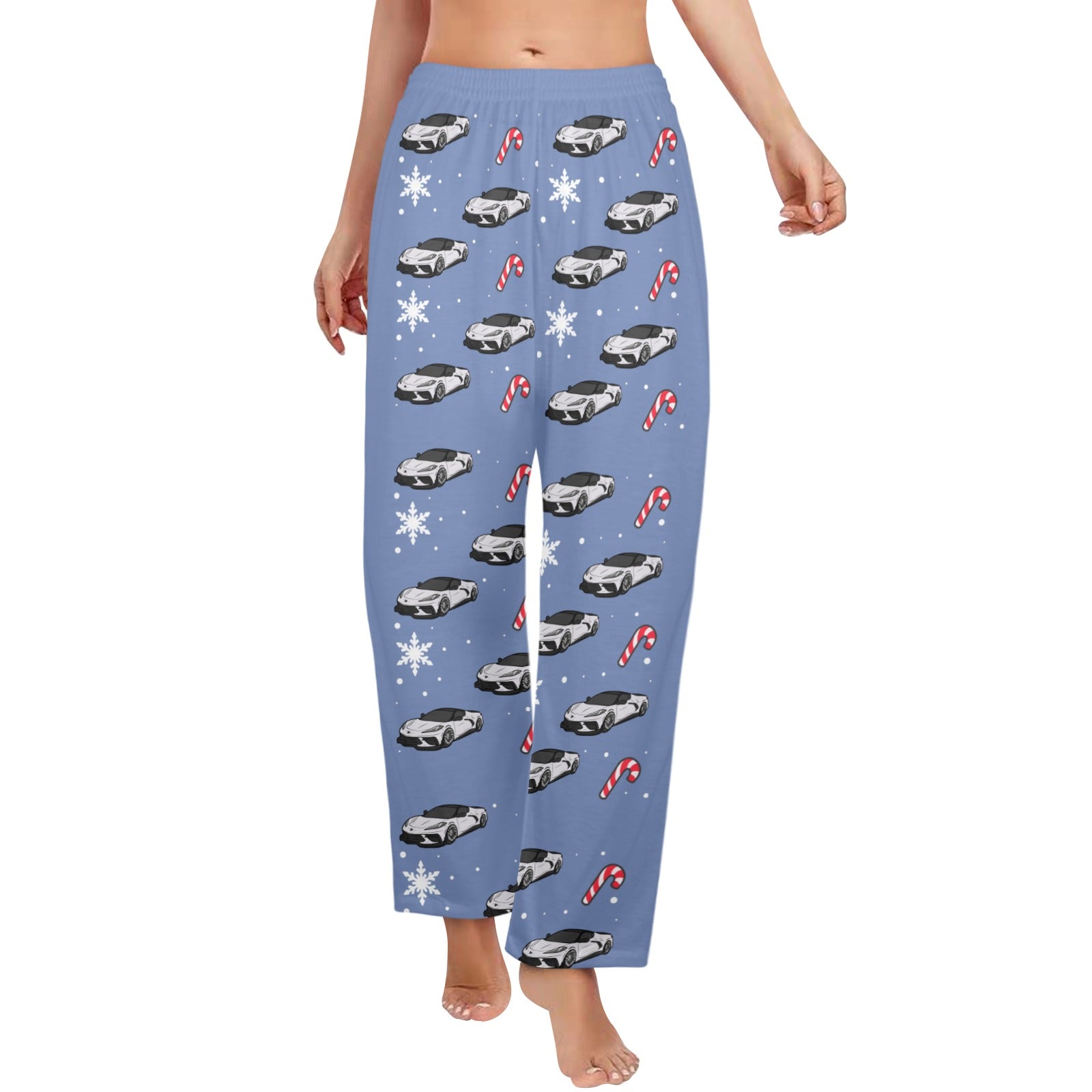 Women's C8 Corvette Snow & Candy Pajama Collection