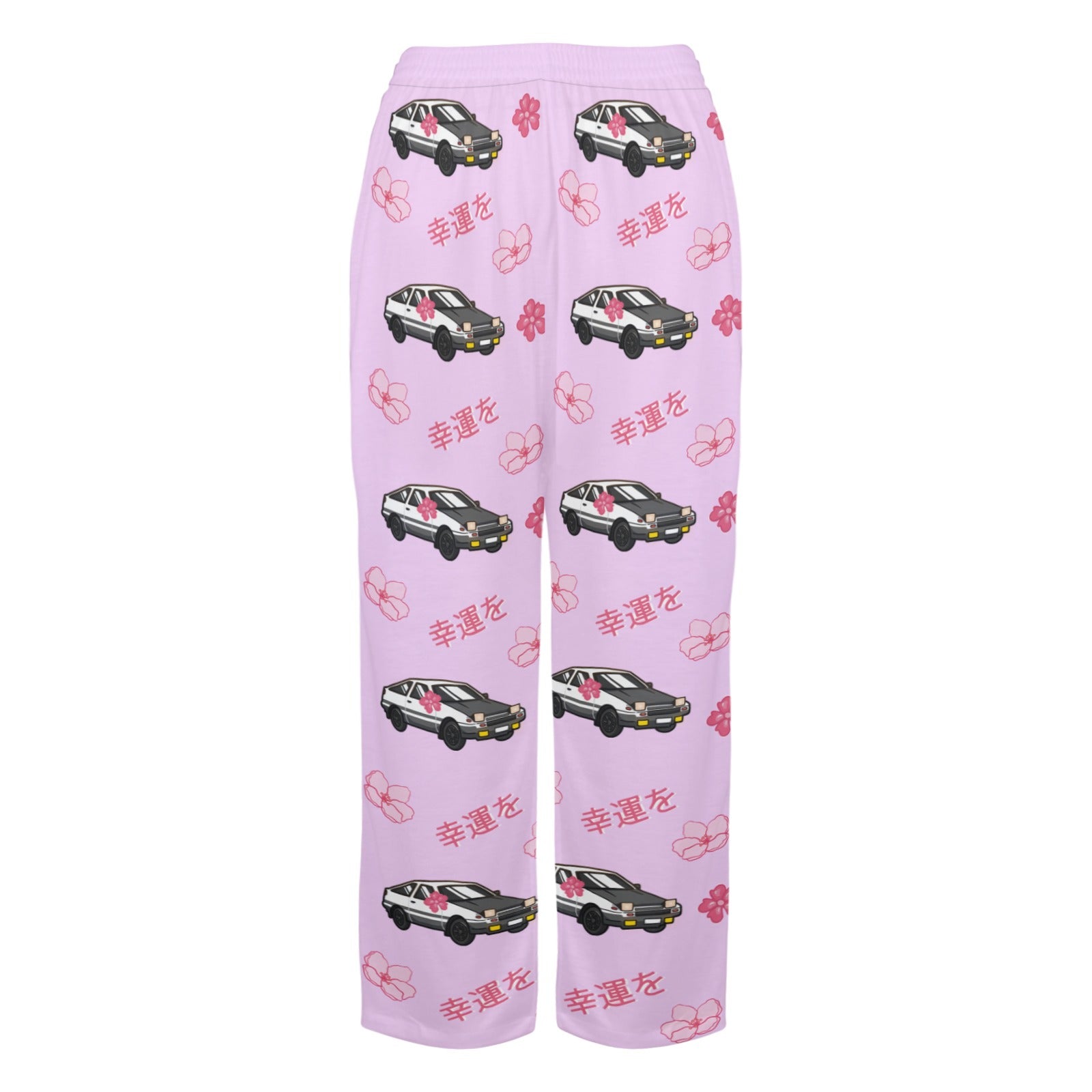 AE86 Lavender Cherry Blossom X Goodluck Pajama Pants Women