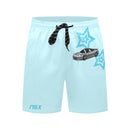 Swim Shorts NSX Light Blue Stars-1