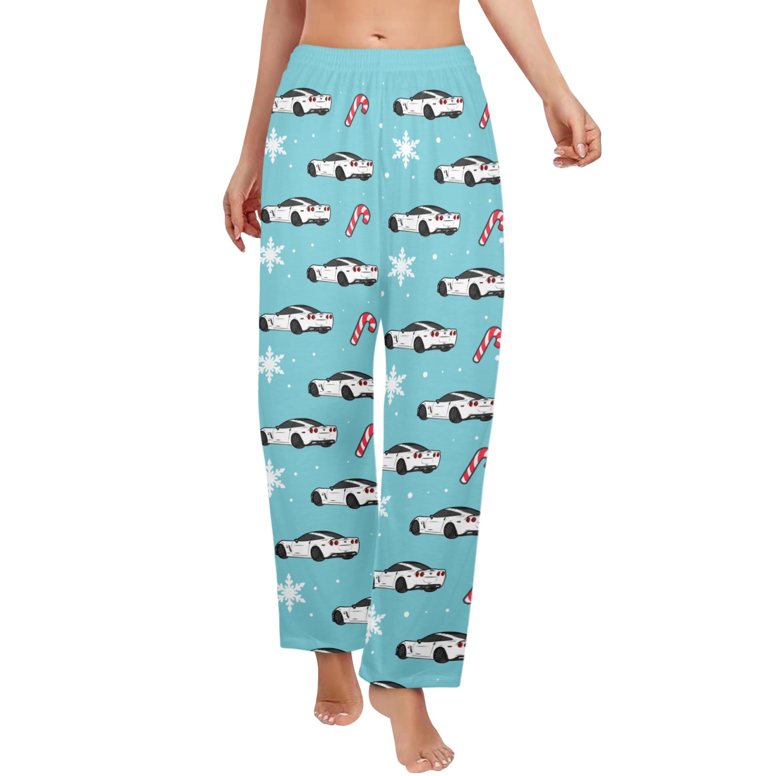 Women's C6 Corvette Snow & Candy Pajama Collection