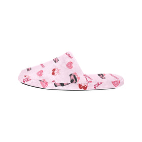 Miata Plush Non-Slip Cotton Slippers Pink - 0