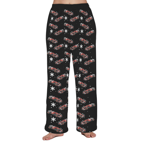 Unisex Plush SF25  Snow Pajama Pants with Pockets