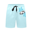 Swim Shorts Charger Light Blue Stars-3