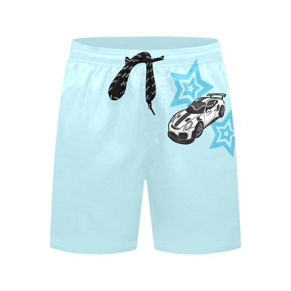 Swim Shorts GT2RS Light Blue Stars