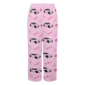 GR86 Pink Cherry Blossom X Goodluck Pajama Pants Women