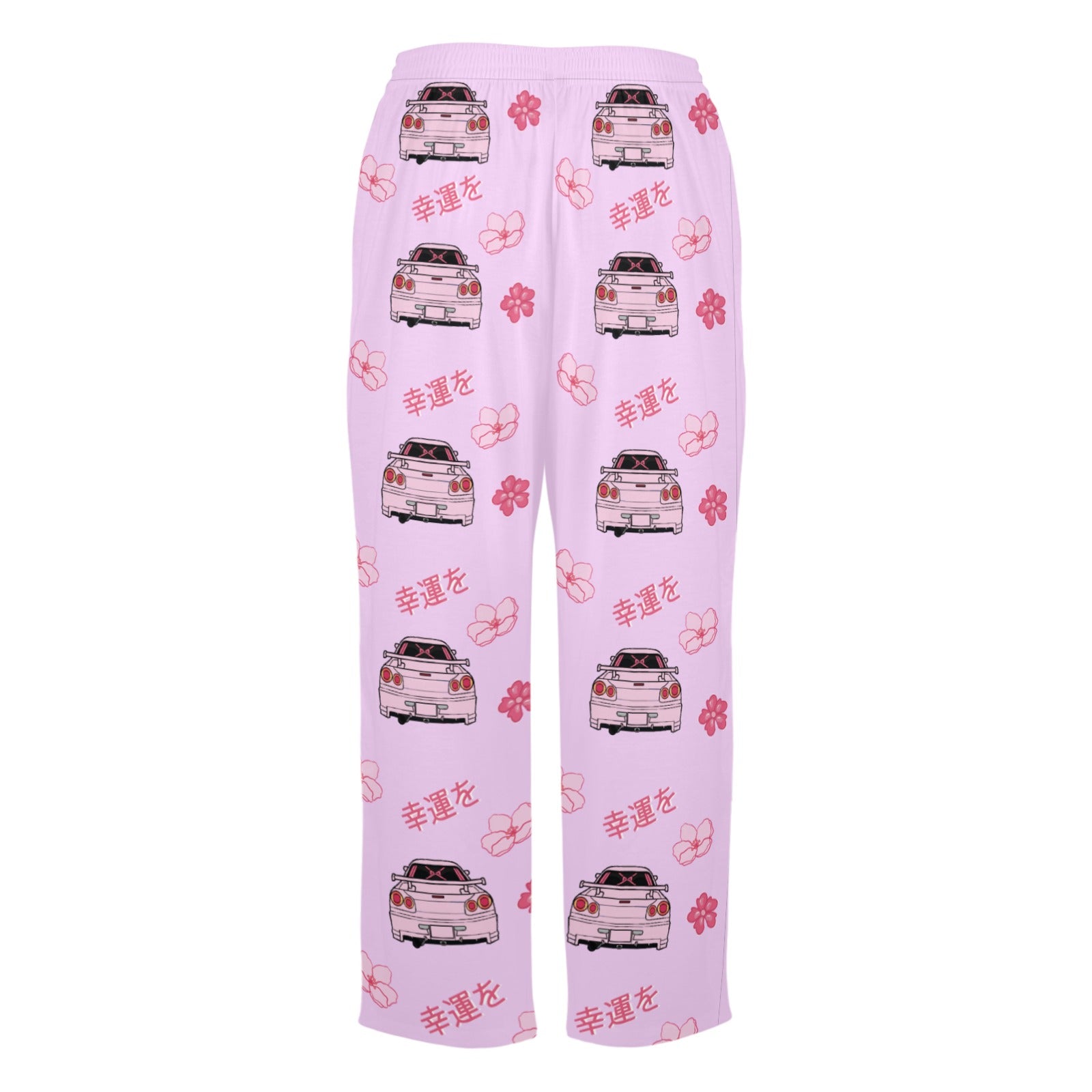 R34 Lavender Cherry Blossom X Goodluck Pajama Pants Women