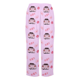R34 Lavender Cherry Blossom X Goodluck Pajama Pants Women - 0