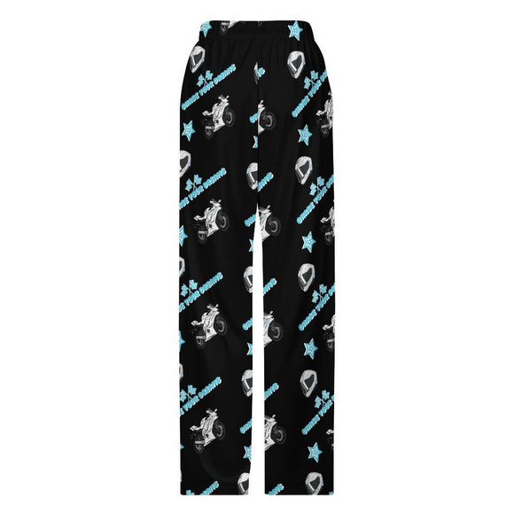 Unisex Yamaha R6 Lounge Pants with Pockets Black Chase UR Dreams