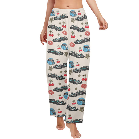 George63 Leopard Cherry Pajama Pants