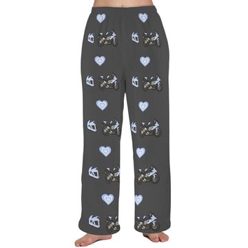 S 1000 RR Black/Blue Women's Pajama Pants - 0
