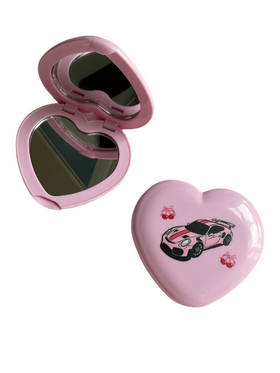 Porsche Heart Compact Mirror