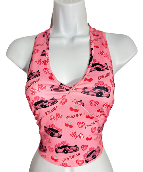Pink Miata Halter Top