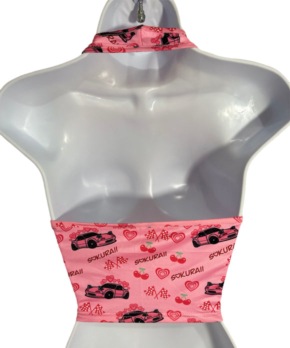 Pink Miata Halter Top