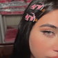 Miata Hair Clip Pink