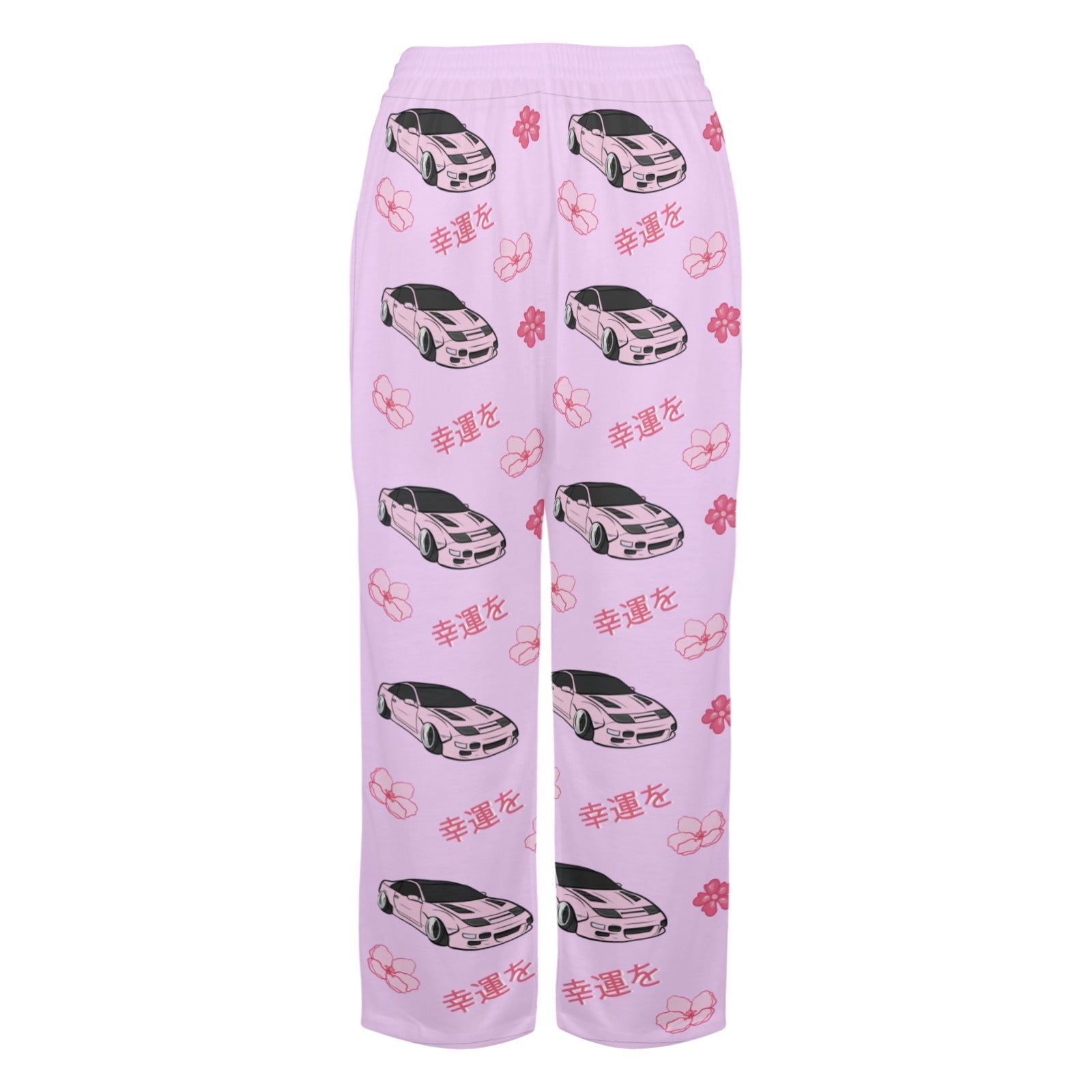 300ZX Cherry Blossom X Goodluck Pajama Pants Women Lavender