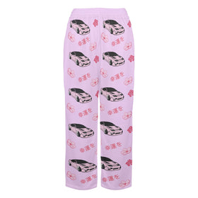 300ZX Cherry Blossom X Goodluck Pajama Pants Women Lavender