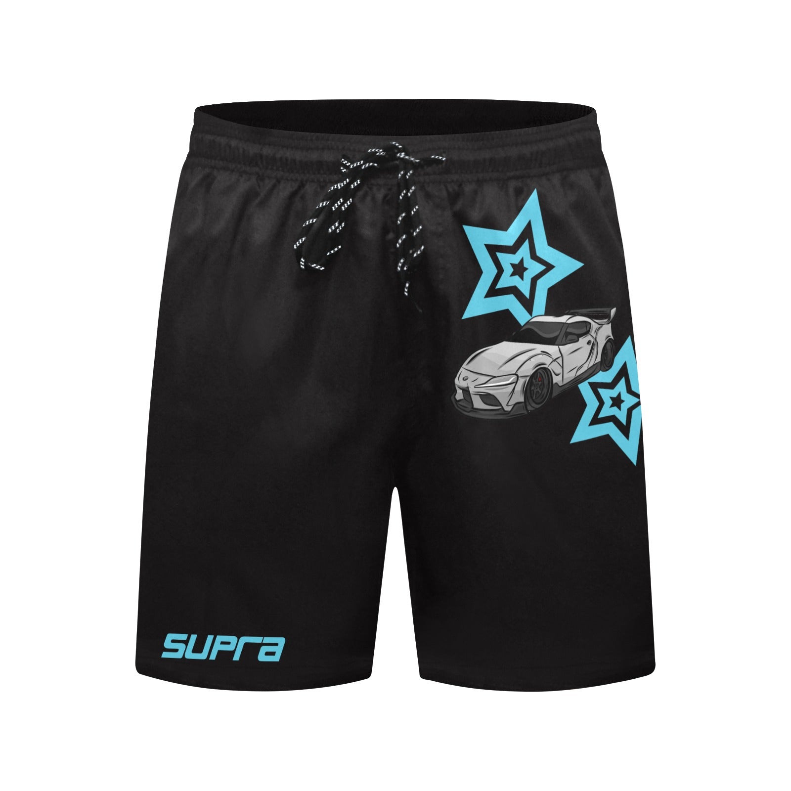 Bottom Swim Shorts Supra Black Blue Star