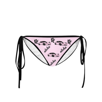 Top/Bottom Miata Aloha Pink/Black Bikini - 0
