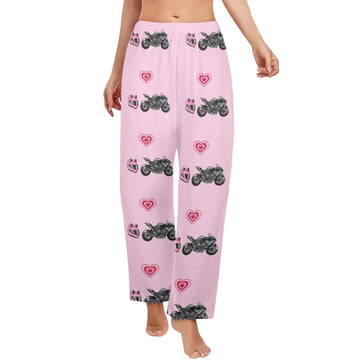 Kawasaki Ninja H2 R Pink Women's Pajama Pants