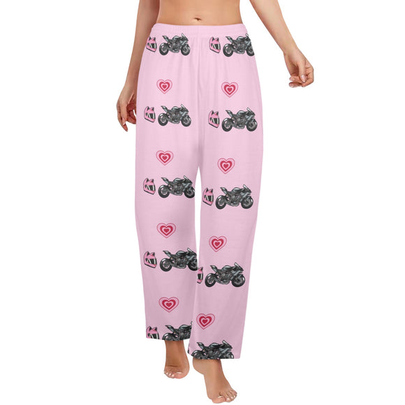 Kawasaki Ninja H2 R Pink Women's Pajama Pants