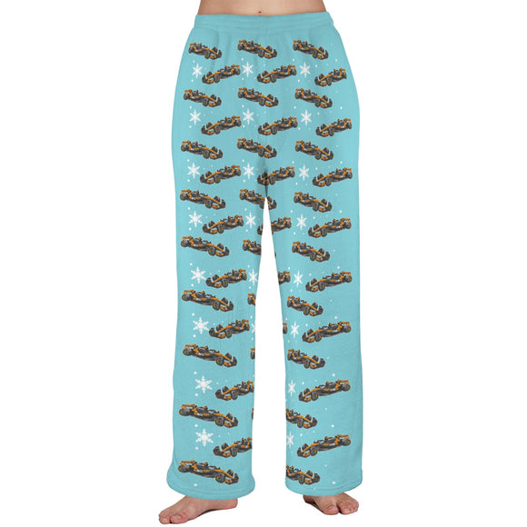 Unisex  Plush MCL 39 Snow Pajama Pants with Pockets