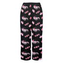 WRX Black Cherry Blossom X Goodluck Pajama Pants Women-1
