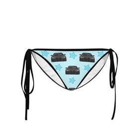 Top/Bottom M4 Light Blue Star Bikini - 0