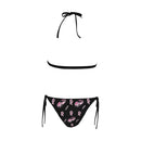 GT2RS Black Halter Bikini SET Aloha collection-2