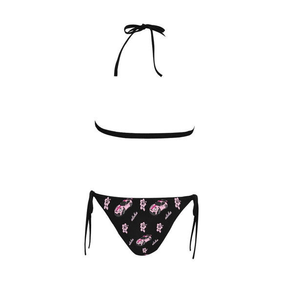 GT2RS Black Halter Bikini SET Aloha collection