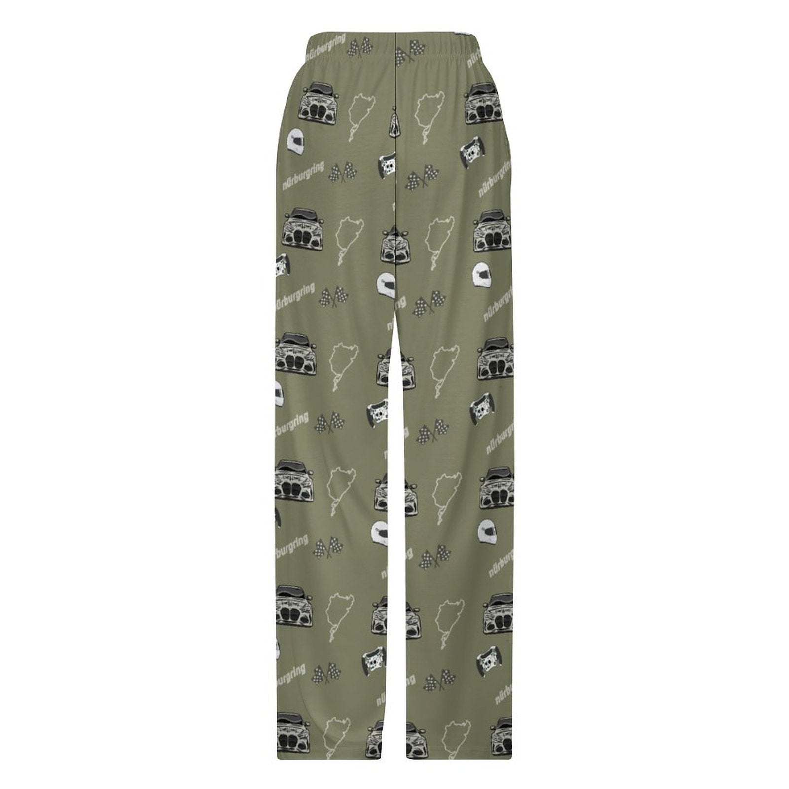 Unisex M4 G82 Nürburgring Lounge Pants with Pockets Moss Green - 0