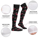 GT2RS red/black combo Thigh High Stockings-3