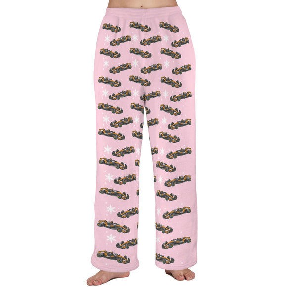 Unisex  Plush MCL 39 Snow Pajama Pants with Pockets