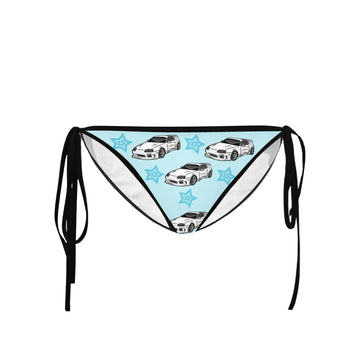 Top/Bottom MK4 Supra Light Blue Star Bikini - 0