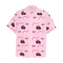 Formula 1 Pink Aloha Men's Hawaiian Shirt SF25-1